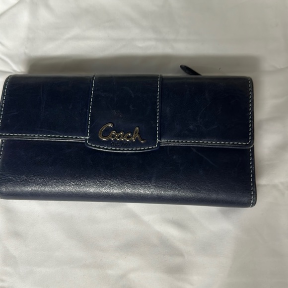 Coach Leather Wallet - Picture 1 of 4